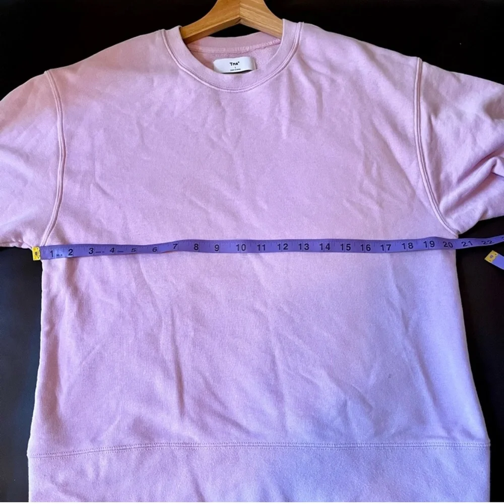 TNA Soft  Cosy Fleece Light Pink Lilac Pullover Sweater New Without tags Size 1 - Picture 7 of 8